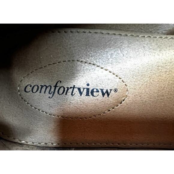 Comfortview Aster 44634 Brown Herringbone Tassel Flat Loafers Comfort 9.5W EUC - Picture 6 of 12